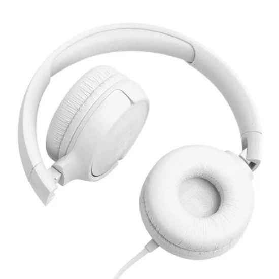 JBL Tune 520C Wired Headphones – White
